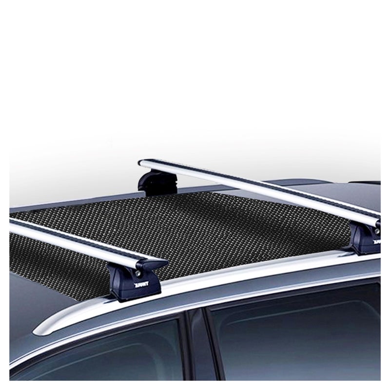 Mockins 39" x 36" Anti Slip Mat for Car Roof Cargo | Durable Soft Roof Rack Pads | Multifunctional Cut to Size Cargo Mat for SUV & Car Roof Liner | No-Scratch & Non-Skid Protective Roof Pad - Image 1